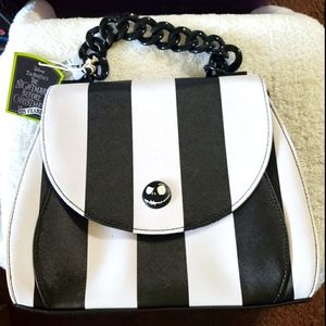 Loungefly Nightmare Before Christmas Striped Bag